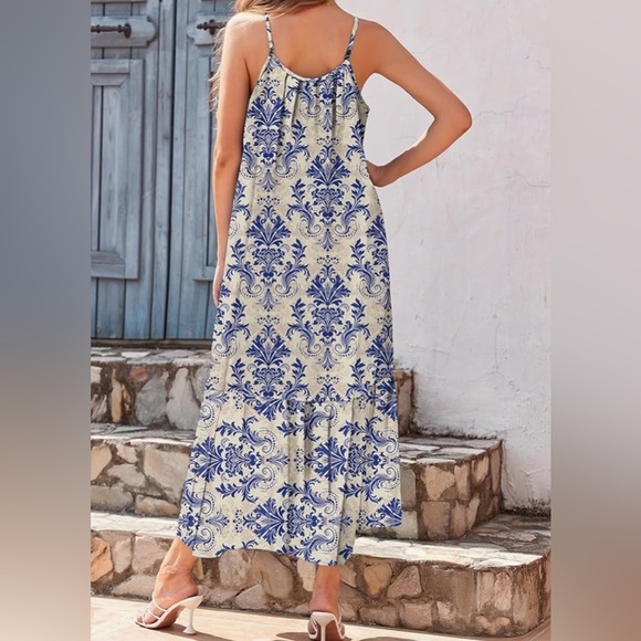 Woman’s bright elegant maxi dress - Picture 2 of 3
